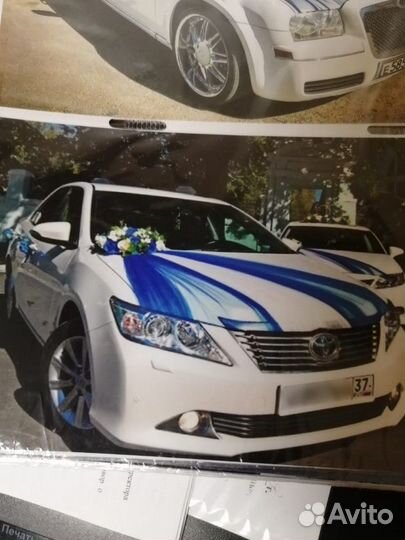 Свадебные украшения на машину