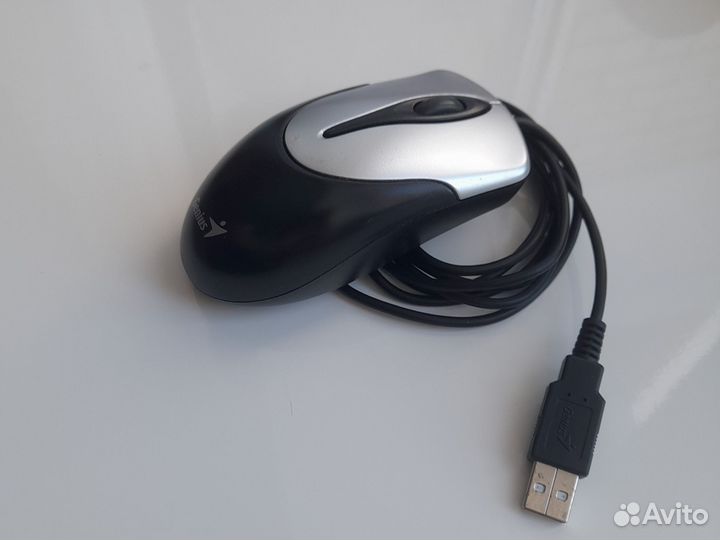 Мышь проводная genius netscroll
