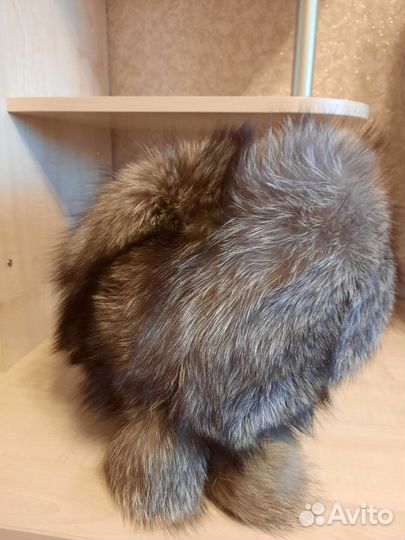 Шапка женская из чернобурки