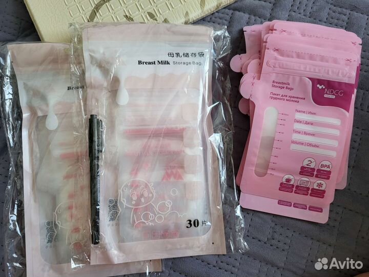 Пакеты для хранения грудного молока