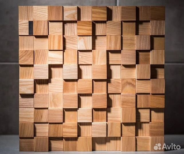 Картина из брусков