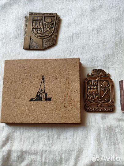 Настольные медали 2 шт