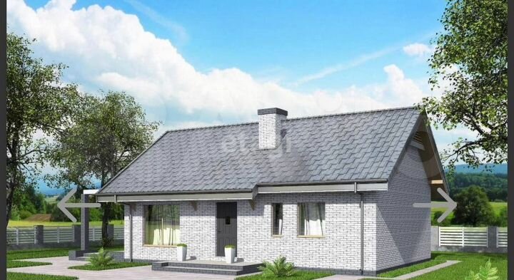 Дом 65 м² на участке 5,2 сот.