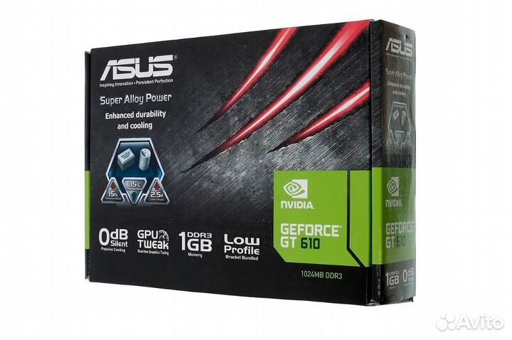 Видеокарта asus nvidia GeForce GT 610