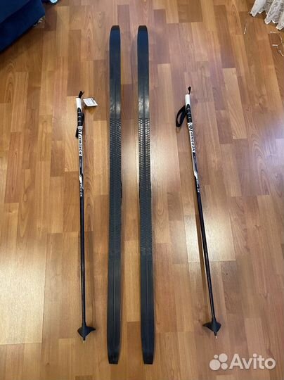 Лыжи беговые Fischer RCS Sprint крепление,палки