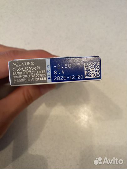 Линзы acuvue oasys двухнедельные