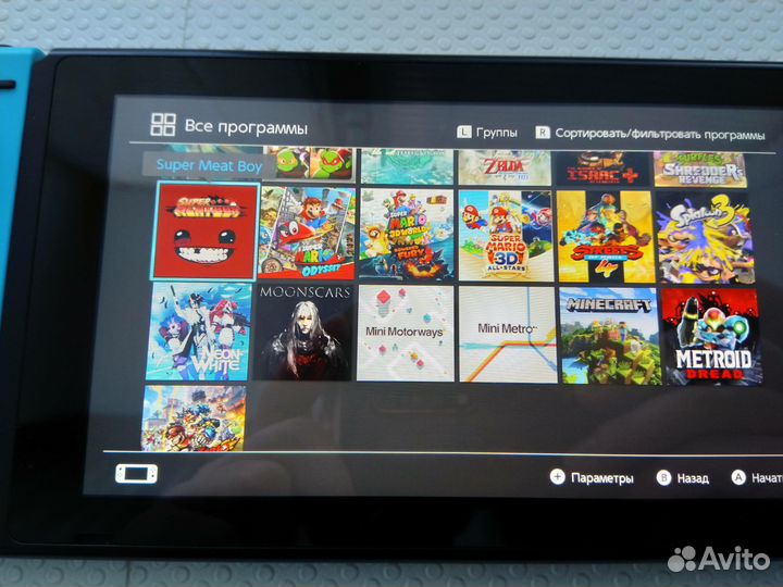 Nintendo switch прошитый 128+32gb+игры