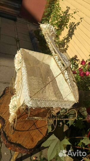 Корзина свадебная, шкатулка