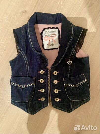 Жилетка джинсовая