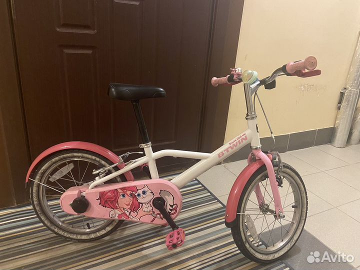 Детский велосипед btwin 16 для девочки