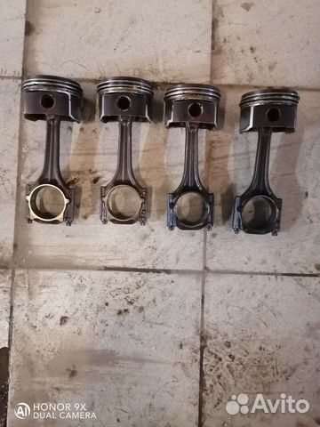 Шатуны с поршнями audi volkswagen 1,8 BFB