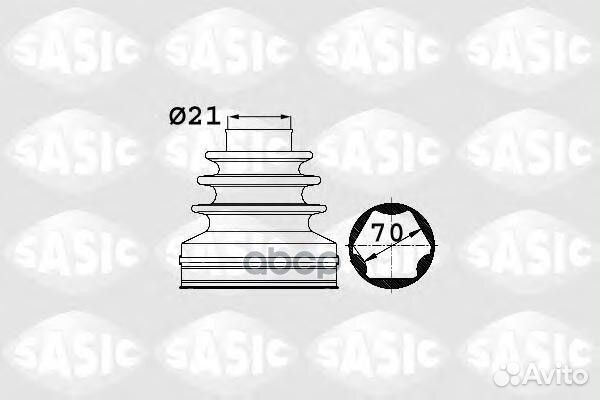 SAS1906025к-кт пыльника шруса внутреннего Aud