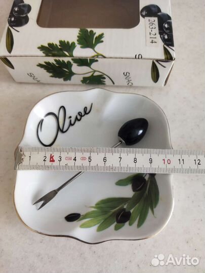 Тарелочка для оливок новая