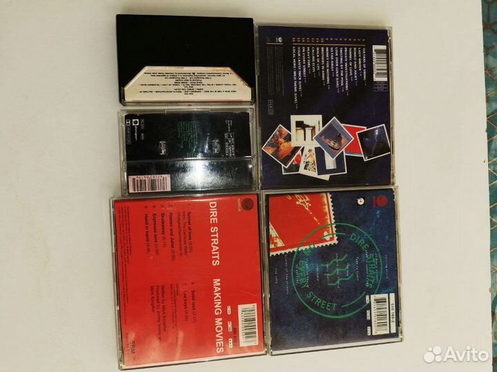 CD диски и аудиокассеты Dire Straits