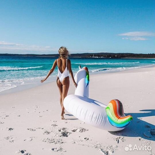 Надувной матрас: Единорог, Фламинго