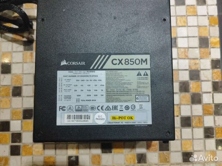 Блок питания corsair 850m