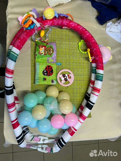 Коврик манеж развивающий