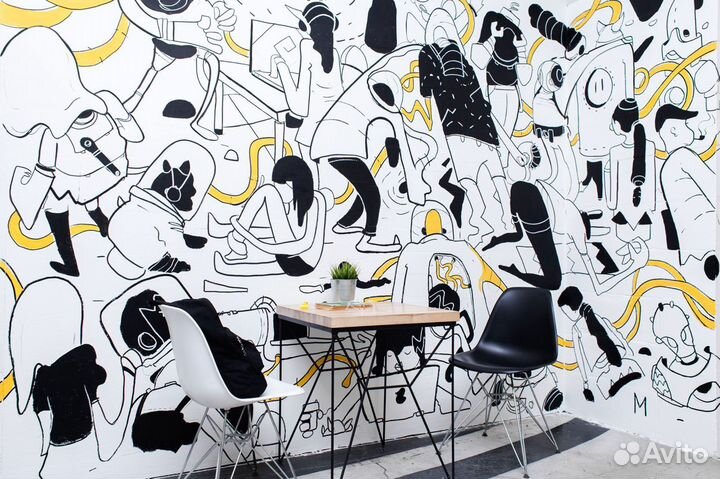 Роспись стен, художественное оформление