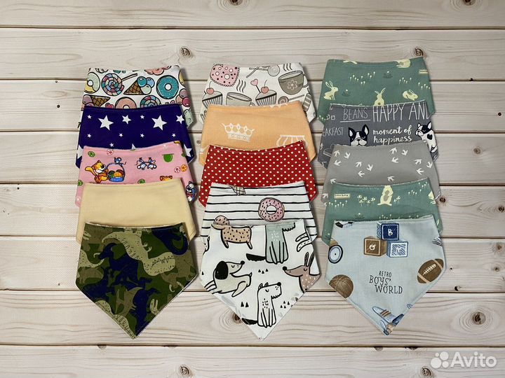 Слюнявчики новые