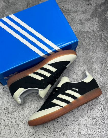 Кеды женские adidas samba чёрный