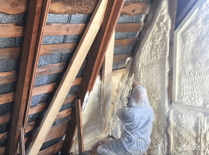 Утепление пенополиуретаном внутренних стен дома