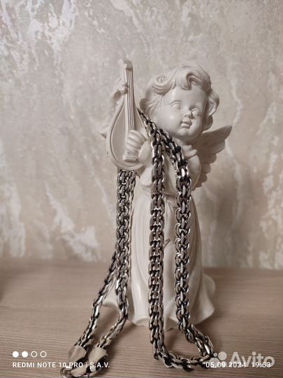 Серебряная цепь бисмарк 100 грамм 67 см 925