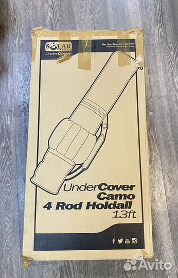 Чехол для удилищ Solar Undercover Camo 4 Rod 13ft