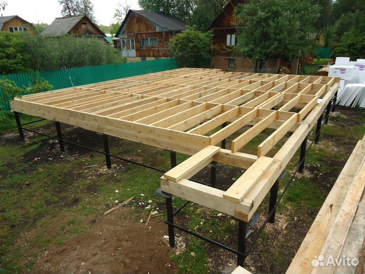 Винтовые сваи + монтаж