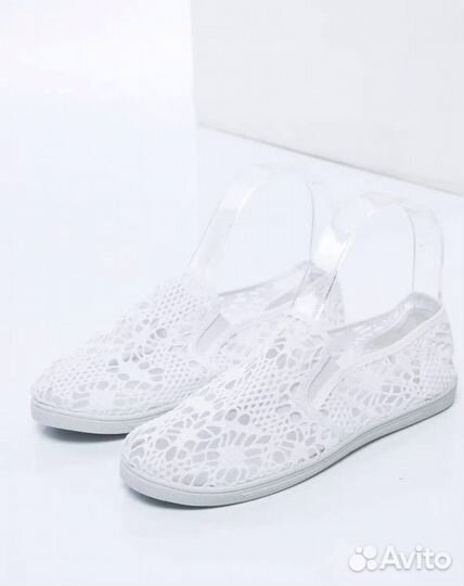 Мокасины лоферы летние кружево 37