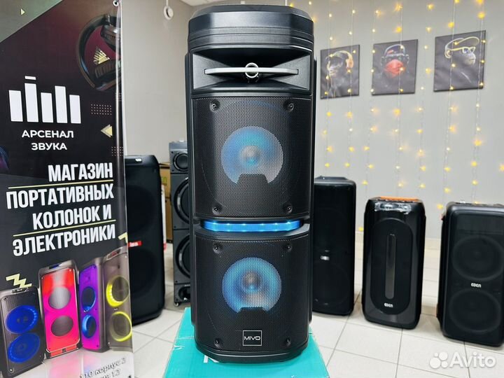 Блютуз колонка Mivo - 800W мощная напольная