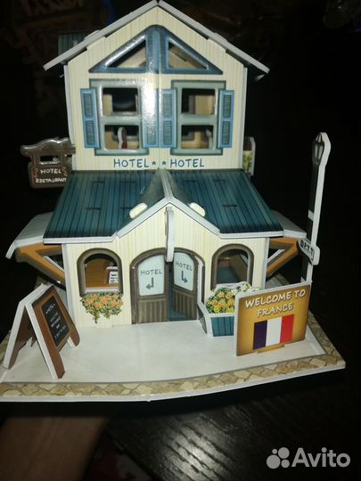 3d пазл Модели домиков