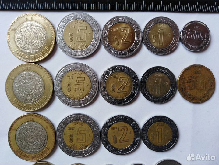 Монеты Мексики