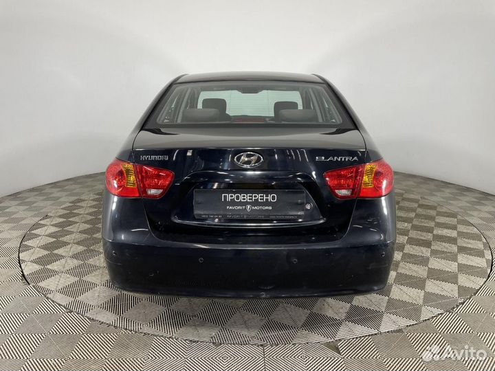 Hyundai Elantra 1.6 AT, 2008, 78 500 км