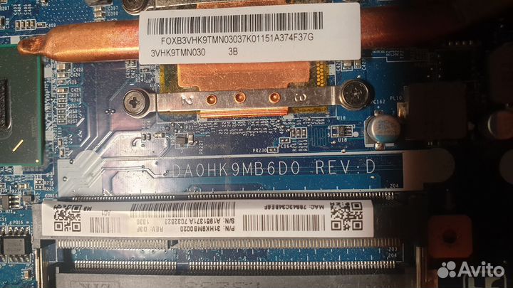 Материнская плата DA0HK9MB6D0