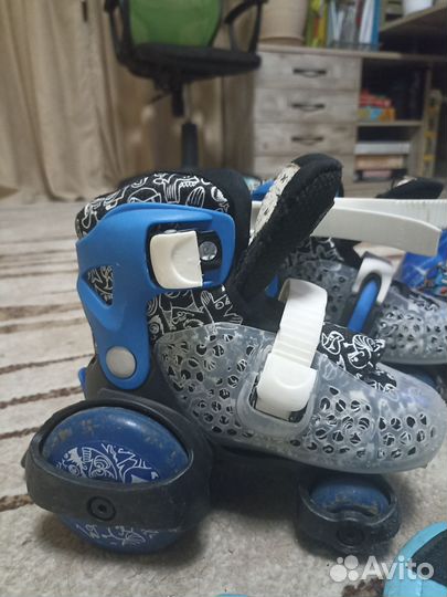 Детские ролики и защита