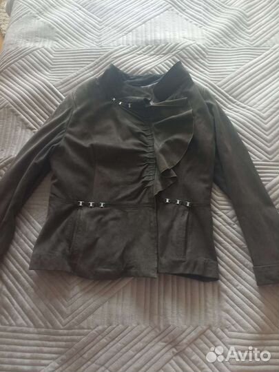 Натуральная кожаная лёгкая куртка