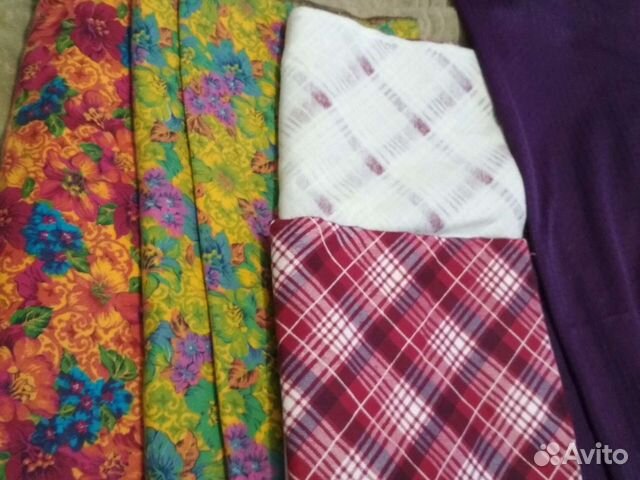Ткань разная фланельаг.90см ссср,велюр