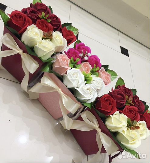 Бюджетные букеты из мыла