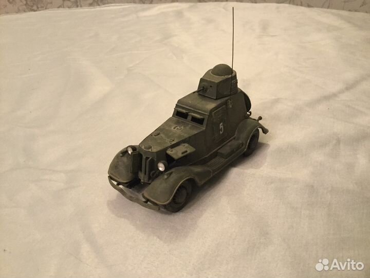 Модель бронеавтомобиля Ба-20 в масштабе 1/35