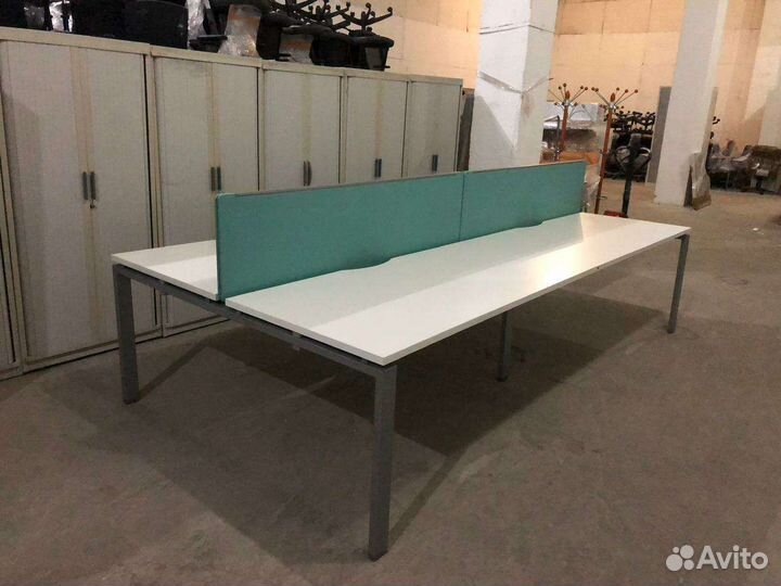Стол офисный бенч система на 4 места