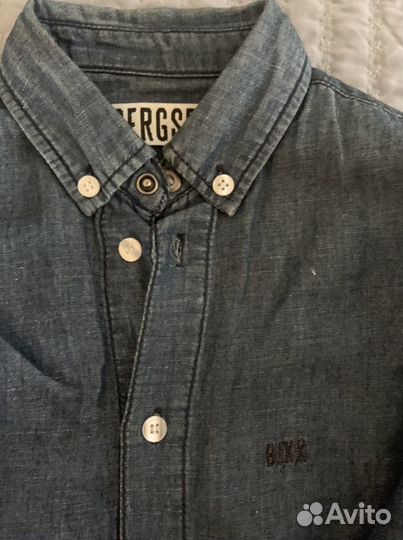 Джинсовая рубашка на мальчика