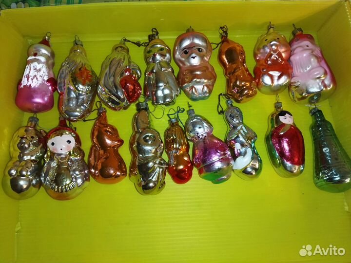 Елочные игрушки СССР