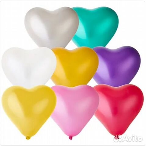 Воздушные шары, сердце 25 см