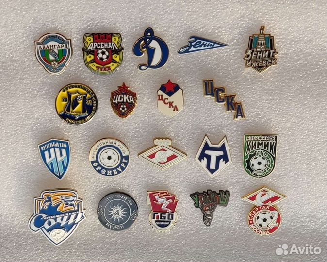 Футбол значок рпл фнл арсенал зенит цска