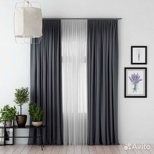 Шторы новые 2 шт
