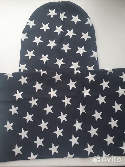 Комплект шапка и шарф для мальчика