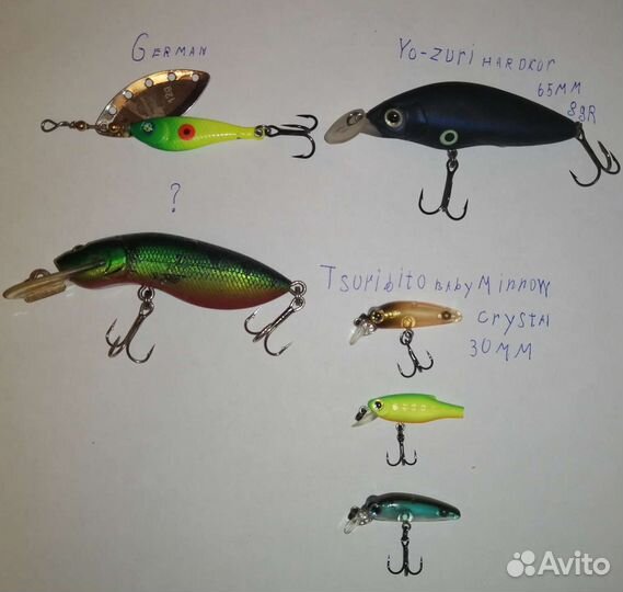 Воблеры, кренки, блесна вертушка