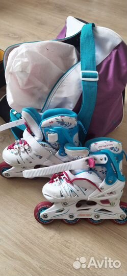 Роликовые коньки детские раздвижные