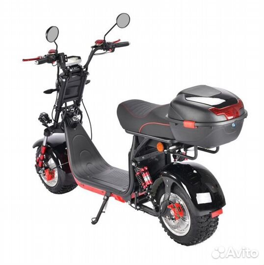 Электроскутер White Siberia Pro 2500w Black