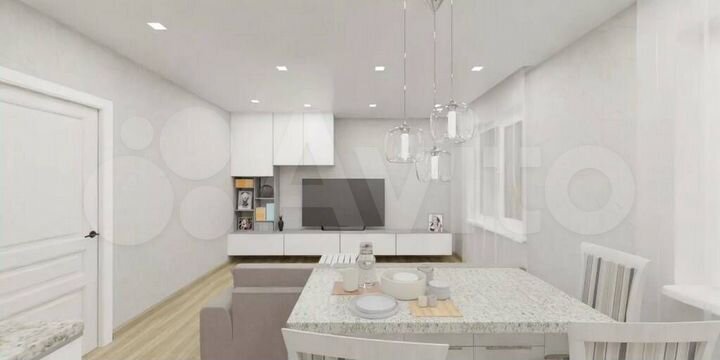 2-к. квартира, 83,4 м², 4/9 эт.